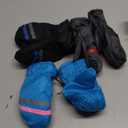 SATINIOR 3 Pairs Kids Winter Snow Mittens Waterproof Ski Mittens Windproof Unisex Gloves for Children Outdoor Activities