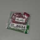 Mantieqingway Ties for Women Men, Metal Chain Necktie Pre-Tied Adjustable Black Tie for Uniform, School, Shirt Accessory (Star Shape-silver-Red)