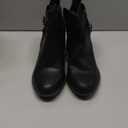 Luoika Women's Wide Width Low Heel Side Zipper Ankle Boots Size 13XW