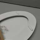 BEMIS 1900SS Commercial Heavy Duty Closed Front Toilet Seat with Cover, Industrial Seat with Chrome No Slam Hinges, Made in USA, Elongated, White