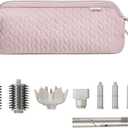 Shark Flex Style Case for Dyson Airwrap Hair Dryer Brush Revlon Hair Tools Travel Bag Carrying Case Flat Curling Iron Organizer (Pink)