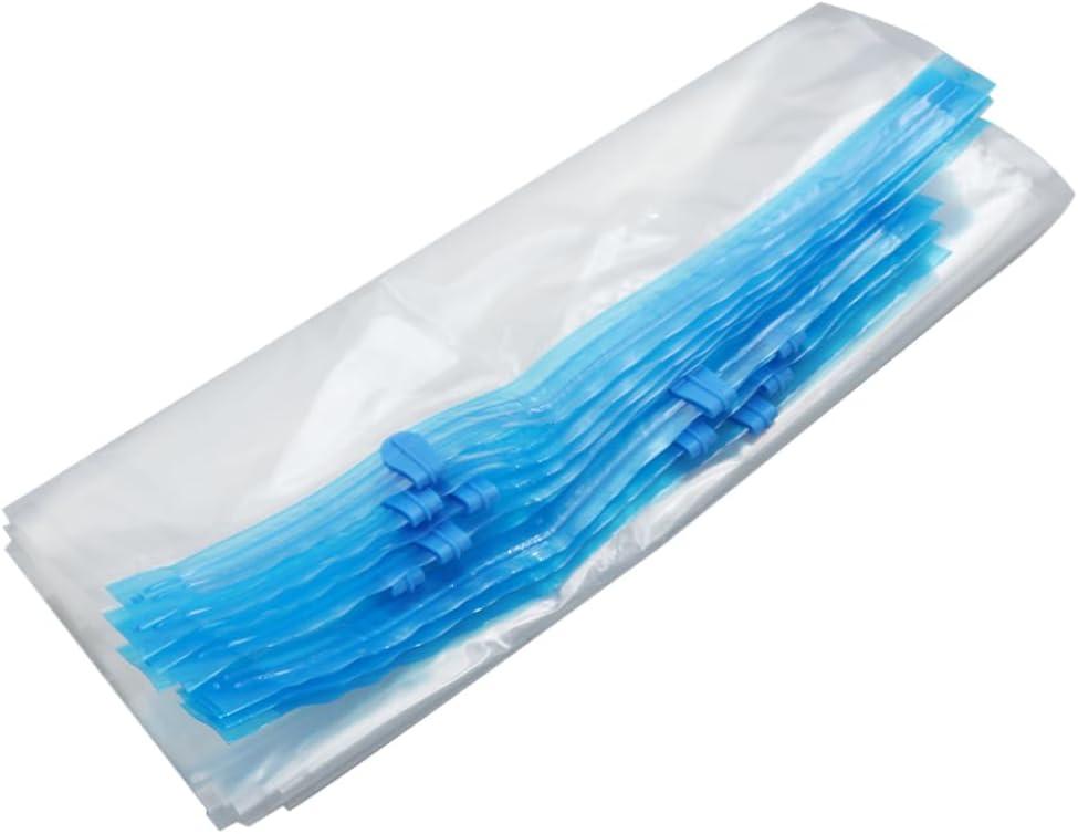 10Pcs Vacuum Compression Bags Portable Hand Storage Organizers for Travel Space Saver Packing for Clothes Towels and Bedding