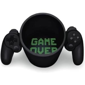 Coffee Mugs,Ceramic Mugs, 380mL Creative Game Over Coffee Mug 3D Game Controller Handle Mug Milk Tea Mugs Gameboy Birthday Teacups (Size : A)