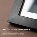 24x36 Poster Frame 4 Pack, Black Wood 36x24 Picture Frame, Polished Plexiglass, Vertical or Horizontal Wall Display for Photos & Artwork