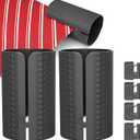 Wrapping Paper Cutter 2-Pack, Gift for Women Wrap Cutter Tool with Replaceable Blades, Christmas Wrapping Paper Cutter for Rolls, Holiday Gift Wrapping Accessories & Stocking Stuffers, Black