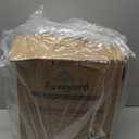 Favoyard Outdoor Seat Cushion Set 24 x 24 Inch Waterproof & Fade Resistant Patio Furniture Cushions with Removable Cover Deep Seat & Back Cushion with Handle and Adjustable Straps for Chair Sofa Couch (Dark Gray)