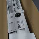 Dreo Tower Fan for Bedroom, 25ft/s Velocity Quiet Floor Fan, 90 Oscillating Fans for Indoors with 4 Speeds, 4 Modes, 8H Timer, Standing Fans, Bladeless Fan, White, Nomad One (DR-HTF007)