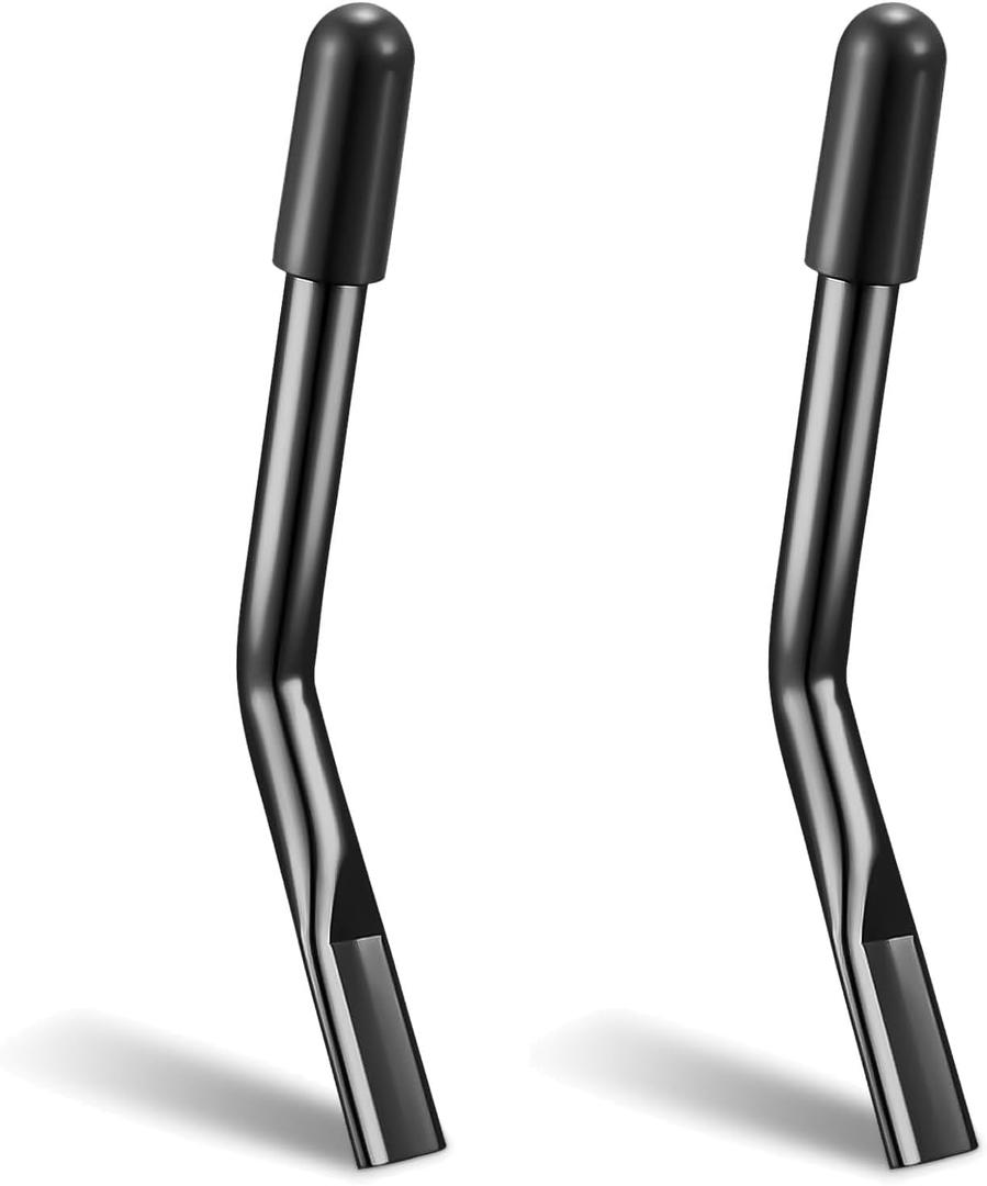 Wheelchair Brake Extenders, 2 Pcs 8.3 Inch Wheelchair Brake Handle Extenders (Black-2pcs)