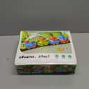 Train Set for Toddlers w/Steam, Music & Lights - Electric Train Toys for Kids w/Tracks Accessories, Including 3 Dinosaur Car and 3 Trailer, Christmas Birthday Gifts for 3 4 5 6+ Years Old Boys Girls.