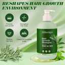 Rosemary Shampoo for Hair Growth with Biotin for Thinning Hair for Women & Men, Rosemary Hair Growth Shampoo with Mint & Tea Tree Oil, Strengthening & Regrowth Formula for Hair Loss 16.9 oz