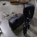 Wireless Portable PA Speaker System - 1800W High Powered Bluetooth Compatible Active + Passive Pair Outdoor Sound Speakers w/ USB SD MP3 AUX - 35mm Mount, 2 Stand, Microphone, Remote - Pyle PPHP1249KT