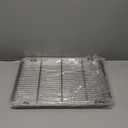 TeamFar Baking Sheet with Rack Set of 4, 20141.2, Half Size Stainless Steel Cookie Sheet Baking Pans with Cooling Rack Set, Non Toxic & Rust Free, Mirror Finish & Easy Clean, 2 Pans & 2 Racks, Size: 20'' x 14'' x1''