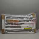 Regalo Safety 29-38.5" Baby Gate for Doorways & Bottom of Stairs, Pressure Mounted Baby Gate with Door for Babies, Toddlers & Pets, Tested & Safe for 30 Years, American Designed, American Owned, White