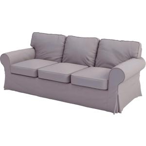 Sofa Covers Compatible with IKEA Ektorp 3 Seat Sofa Slipcovers (Polyester Flax Light Gray, Ektorp Sofa)