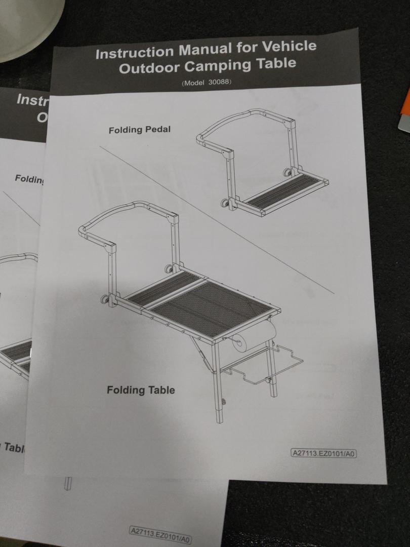 Hisenen Vehicle Outdoor Camping Folding Table