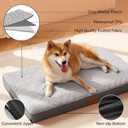 Patas Lague Orthopedic Large Dog Bed Washable Pet Sofa Mat 36''X24'' Grey