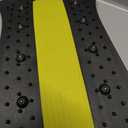 Back Stretcher for Lower Back Pain Relief - 4 Level Adjustable Lumbar Support Board, ABS Frame with Soft NBR Foam Cracker Device for Scoliosis/Spine Decompression (Yellow)