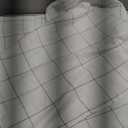 Bed Pillow Case Set (2 Pack), White Grid Plaid Geometric Pattern Printed Pillowcases/Pillow Shams for Modern Duvet Cover/Bed Sheets Set- 20x25 inch