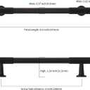 Asidrama 10 Pack 5 Inch(128mm) Oil Rubbed Bronze Cabinet pulls Kitchen Cabinet Handles, Kitchen Cabinet Hardware for Cupboard Drawer Pulls