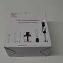 KOIOS Upgraded Immersion Blender Handheld, 1000W 12-Speed 5 in 1 Hand Mixer Stick Blender with 304 Stainless Steel Blade,Food Processor,Beaker,Egg Whisk&Milk Frother,Non-BPA,Smoothies Pure Baby Food (Black)