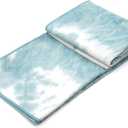 Eunzel Hot Yoga Towel Non-Slip Yoga Mat Towel Ultra-Absorbent Microfiber Towel for Hot Yoga, Pilates，Bikram and Workout 26.5"x 72"