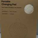 Portable Waterproof Leather Diaper Changing Pad Compact for Travel Diaper Bag, Easy Clean, Newborn Baby, Beige (Medium)