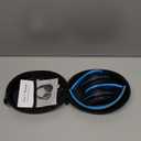 ZIHNIC Bluetooth Headphones Over-Ear, Foldable Wireless and Wired Stereo Headset Micro SD/TF, FM for Cell Phone,PC,Soft Earmuffs &Light Weight for Prolonged Wearing (Black/Blue)