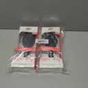 Wet Brush Easy Blowout Detangling Hair Brush, Black, Edgeless HeatFlex Bristles for Blow Dry, Ergonomic Soft-Touch Handle, Maximum Volume, Ceramic Coating Pad Smooths & Straightens (Pack of 2)