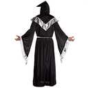 Morph Wizard Costume Men, Men's Wizard Cloak Costume, Adult Warlock Robe and Sorcerer Outfit, Halloween Dress-Up (Large)