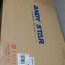 ANDY STAR Chrome Bathroom Mirror, 24x36 Inch Polished Chrome Rectangle Mirror, Scalloped Bathroom Mirror with Stainless Steel Metal Frame, Thin Frame Deep 1