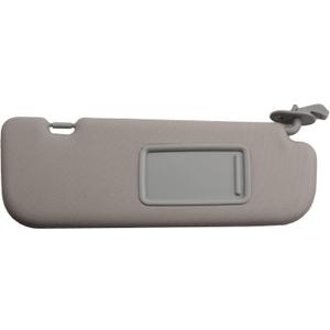 Dasbecan Gray Right Passenger Side Sun Visor Compatible with Hyundai Elantra 2011 2012 2013 2014 2015 Replaces# 852203X000TX