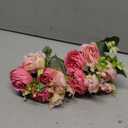 MARTINE MALL 2 Packs Peonies Artificial Flowers, Mixed Pink Artificial Peonies, Silk Peonies Flowers Fake Peonies Artificial Flowers Peonies Bouquet for Centerpiece Table Wedding Party Home Decor