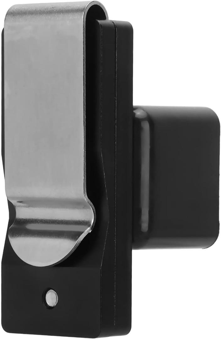 EVTSCAN Magnetic Billiard Cue Chalk Holder, with Aluminum Belt Clip, for Standard Square Shaped Chalk Cubes, Pocket Pool Chalk Case for Pool Halls, Snooker Players