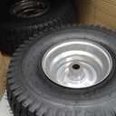 15x6.00-6 Lawn Mower Tire and Wheel Front Tire Compatible with John Deere Craftsman Husqvarna Riding Mowers Lawn Tractors