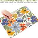 DINKY Laptop Notebook Skin Sticker Soft Cover Decal Fits 13 13.3 14 15 15.4 15.6 inch Laptop Protector Netbook PC, Easy to Apply and Remove (Colorful Abstract Flowers)