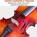 Beginner Violin,4/4 Violin Full Size For Adults,Women,Girls,Fiddle Set For Outdoor Performances,Instructional Demonstrations And Decorative Accents For Hotel,Estaurant Stages (Natural Gradient)