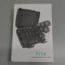 Pill Organizer 3 Times a Day, Fullicon Large Weekly Pill Case 7 Day, Daily Pill Box with 21 Compartments, Pill Dispenser Supplement Holder for Pills/Vitamin/Fish Oil - Black