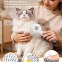 Pet Spray Brush for Cats & Dogs, 3-in-1 Grooming Tool with Cool Mist, 2-Speed Spray Settings, Removes Dander & Deshedding, One-Touch Self-Cleaning Hair Brush, for Long Short Hair Pets