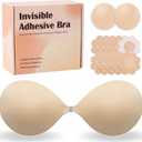 2 x Sticky Push Up Bra Invisible Adhesive Strapless Bra for Backless Dress