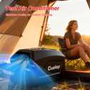Portable Air Conditioner,Fast Cooling with Dehumidifier,110V AC(ONLY), 5200 BTUs(1500W) with 24 Hour Timer for Camping Tent,RV, Car,Truck,Boat,Van and Fishing,Outdoor Indoor or Home Use