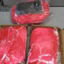 PLULON Peach Pink Bob Wig and Sunglass Set, Neon Short Bob Wig Sunglass Pack Costume Colorful Cosplay Wig Hairpieces for Bachelorette Neon Party Favors, Halloween Decorations