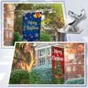 Jetec 4 Pcs Flag Holder Bracket - Heavy Duty House Flag Pole Holder - Aluminum Mount - Stainless Steel Hardware - Strong and Rust Proof - 1" Inner Diameter (Silver)