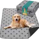 FURWEY 1 Pack Extra Large 72"X72" Washable Pee Pads for Dogs Super Absorbent Dog Training Pads Non-Slip Waterproof Pet Training Pads Mats Whelping Pads for Dogs Cats Puppy