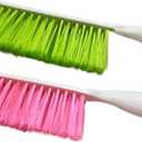 Soft Bristle Bed Sheets Sweeping Cleaning Brush with Long Hand, Counter Duster for Debris Hair Remover Desk Quilt Sofa Furniture, 2 Pack