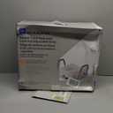 Medline 5" Raised Locking Toilet Seat, With Arms, 400 lb. Weight Capacity, Fits Most Elongated Seats