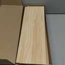 Picture Ledge Shelf, 16 inch Solid Pine Wood Floating Shelves, Floating Book Shelves for Living Room Bedroom Kitchen Decor, Natural Unfinished, No Stain, DIY, Set of 4 (Maple Wood, 4Pack 16inch)