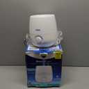 Vicks NaturalCare Cool Mist Ultrasonic Humidifier, Small Room Humidifier for Bedroom, Diffuser with Nighttime Light, Works with Vicks VapoPads, White