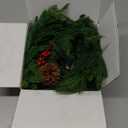 6 FT Artificial Realistic Pine Garland Green Faux Greenery Garland for Mantle Staircase Table Wall Outdoor Christmas Decorations