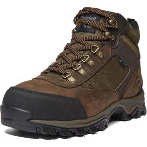 Timberland PRO mens Keele Ridge Steel Safety Toe Waterproof Industrial Hiking (Brown)