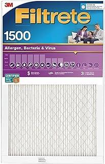 3M Filtrete Ultra Allergen Furnace Air Filter  Size: 20" H x 16" W x 1" D6 3M Filtrete Ultra Allergen Furnace Air Filter  Size: 20" H x 16" W x 1" D6